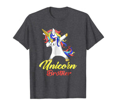 tdlapparel Unicorn Brother Shirt Rainbow Dabbing Unicorn Birthday Gift T-Shirt - TDL-APPAREL