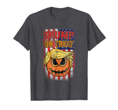 tdlapparel Trump Or Treat Funny Halloween Trumpkin T-Shirt T-Shirt - TDL-APPAREL