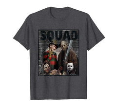 tdlapparel Halloween Horror T-Shirt Squad Gift For Men Women T-Shirt - TDL-APPAREL