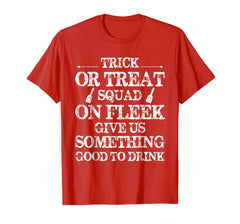 tdlapparel Halloween T-shirt Trick or Treat Squad On Fleek Tee T-Shirt - TDL-APPAREL