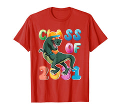 tdlapparel Class Of 2031 Grow With Me Shirt Kindergarten Dinosaur T Rex T-Shirt - TDL-APPAREL