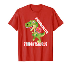 tdlapparel Kindergarten Dinosaur T Rex Back to School Shirt kid T-Shirt - TDL-APPAREL