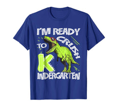 tdlapparel Kindergarten Back to School Dinosaur Shirt for Boys T-Shirt - TDL-APPAREL