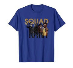 tdlapparel Squad Jason Michael Horror Squad Shirts Funny Halloween tees T-Shirt - TDL-APPAREL