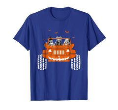 tdlapparel Sanderson Sister Hocus Pocus Driving Jeep Halloween Shirt T-Shirt - TDL-APPAREL