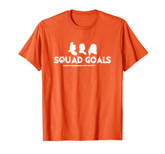 tdlapparel Funny Halloween Squad Goals T- Shirt T-Shirt - TDL-APPAREL