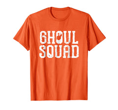 tdlapparel Ghoul Squad Halloween Tshirt Creepy Horror Graveyard Monster T-Shirt - TDL-APPAREL