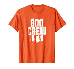tdlapparel Boo Crew T-Shirt Funny Halloween Ghost Gang Squad Ghouls T-Shirt - TDL-APPAREL