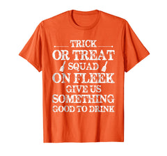 tdlapparel Halloween T-shirt Trick or Treat Squad On Fleek Tee T-Shirt - TDL-APPAREL