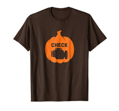 tdlapparel Halloween Check Engine Light Funny Jeep Shirt T-Shirt - TDL-APPAREL