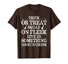tdlapparel Halloween T-shirt Trick or Treat Squad On Fleek Tee T-Shirt - TDL-APPAREL