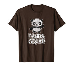 tdlapparel panda t shirt panda squad, funny panda t-shirt T-Shirt - TDL-APPAREL