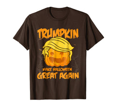 tdlapparel Trumpkin T-Shirt Make Halloween Great Again Gift Costume T-Shirt - TDL-APPAREL