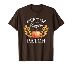 tdlapparel Halloween Funny Meet Me At The Pumpkin Patch T-shirt T-Shirt - TDL-APPAREL