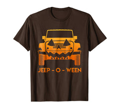 tdlapparel Jeep-O-Ween Pumpkin Jack O Larten T-Shirt T-Shirt - TDL-APPAREL