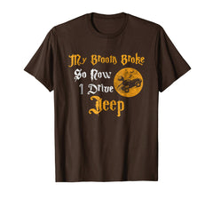 tdlapparel My Broom Broke So Now I Drive A Jeep Funny Halloween shirt T-Shirt - TDL-APPAREL