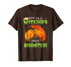 tdlapparel Not All Witches Drive Broomsticks Funny Jeep T-Shirt T-Shirt - TDL-APPAREL