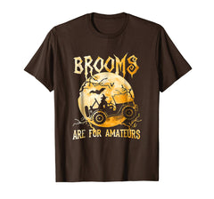 tdlapparel Jeep Halloween Brooms Are For Amateurs t-shirt T-Shirt - TDL-APPAREL