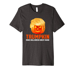 tdlapparel TRUMPKIN T SHIRT Funny Halloween Trump Pumpkin Costume Gift T-Shirt - TDL-APPAREL