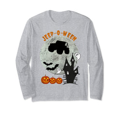 tdlapparel Halloween Jeep Shirt | Jeep-O-Ween Distressed T-Shirt