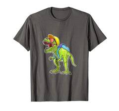 tdlapparel Roaring Kindergarten Dinosaur T Rex Back to School Shirt Boy T-Shirt - TDL-APPAREL