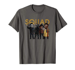 tdlapparel Squad Jason Michael Horror Squad Shirts Funny Halloween tees T-Shirt - TDL-APPAREL