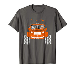 tdlapparel Sanderson Sister Hocus Pocus Driving Jeep Halloween Shirt T-Shirt - TDL-APPAREL