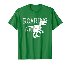 tdlapparel Roaring into Pre-K Dinosaur Dino Shirt for Kids Boys Girls T-Shirt - TDL-APPAREL