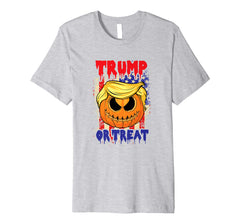 tdlapparel TRUMPKIN Shirt Pumpkin Trump Face Costume Halloween Gift T-Shirt - TDL-APPAREL