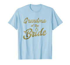 tdlapparel Proud Grandma Of The Bride Wedding Brides Entourage T Shirt T-Shirt - TDL-APPAREL