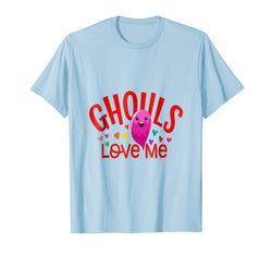 tdlapparel Ghouls Love Me Boys Funny Halloween Ghost Shirt