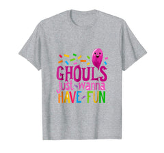 tdlapparel Ghouls Just Wanna Have Fun Funny Girl Halloween Ghost Shirt T-Shirt - TDL-APPAREL