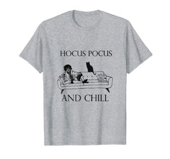 tdlapparel hocus squad pocus and chill halloween shirt T-Shirt - TDL-APPAREL